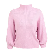 Load image into Gallery viewer, Winter Women Sweaters Fashion red white Turtleneck lantern Sleeve Pullovers Loose Knitted Sweaters Female Jumper Tops 2019