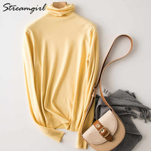 Load image into Gallery viewer, Winter Turtleneck Sweater Women Wool Warm Jumpers Ladies Pullover 2019 Autumn Winter Sweaters Black Cashmere Sweater Turtleneck