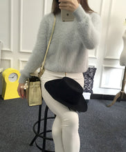 Load image into Gallery viewer, 2016 New Winter Casual Sweater Women Long Sleeve Loose Thick Turtleneck Pullovers Female Solid Mohair Ladies' Sweater Coat