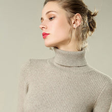Load image into Gallery viewer, Turtleneck Women Cashmere Sweater Women Winter Sweaters Ladies Warm Winter Woman Sweater Knitting Pullovers Female Sweater 2019