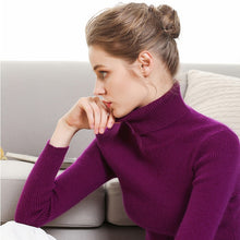 Load image into Gallery viewer, Turtleneck Women Cashmere Sweater Women Winter Sweaters Ladies Warm Winter Woman Sweater Knitting Pullovers Female Sweater 2019