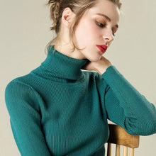 Load image into Gallery viewer, Turtleneck Women Cashmere Sweater Women Winter Sweaters Ladies Warm Winter Woman Sweater Knitting Pullovers Female Sweater 2019