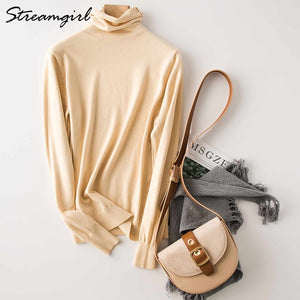 Winter Turtleneck Sweater Women Wool Warm Jumpers Ladies Pullover 2019 Autumn Winter Sweaters Black Cashmere Sweater Turtleneck