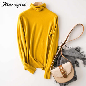 Winter Turtleneck Sweater Women Wool Warm Jumpers Ladies Pullover 2019 Autumn Winter Sweaters Black Cashmere Sweater Turtleneck