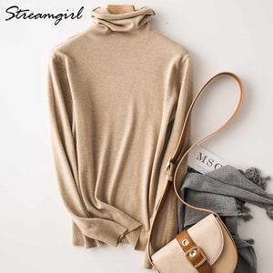 Winter Turtleneck Sweater Women Wool Warm Jumpers Ladies Pullover 2019 Autumn Winter Sweaters Black Cashmere Sweater Turtleneck