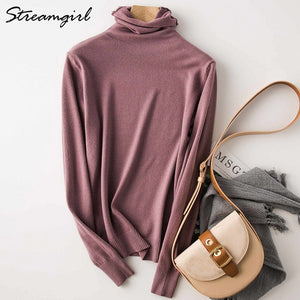 Winter Turtleneck Sweater Women Wool Warm Jumpers Ladies Pullover 2019 Autumn Winter Sweaters Black Cashmere Sweater Turtleneck