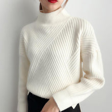 Load image into Gallery viewer, 2020 6 Colors Women Autumn Winter Sweater Knitted Black White Yellow Female Sweaters Turtleneck Ladies Pullover Jumper Pull trui
