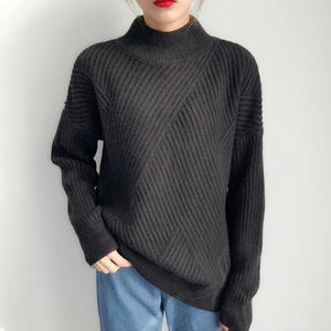 2020 6 Colors Women Autumn Winter Sweater Knitted Black White Yellow Female Sweaters Turtleneck Ladies Pullover Jumper Pull trui